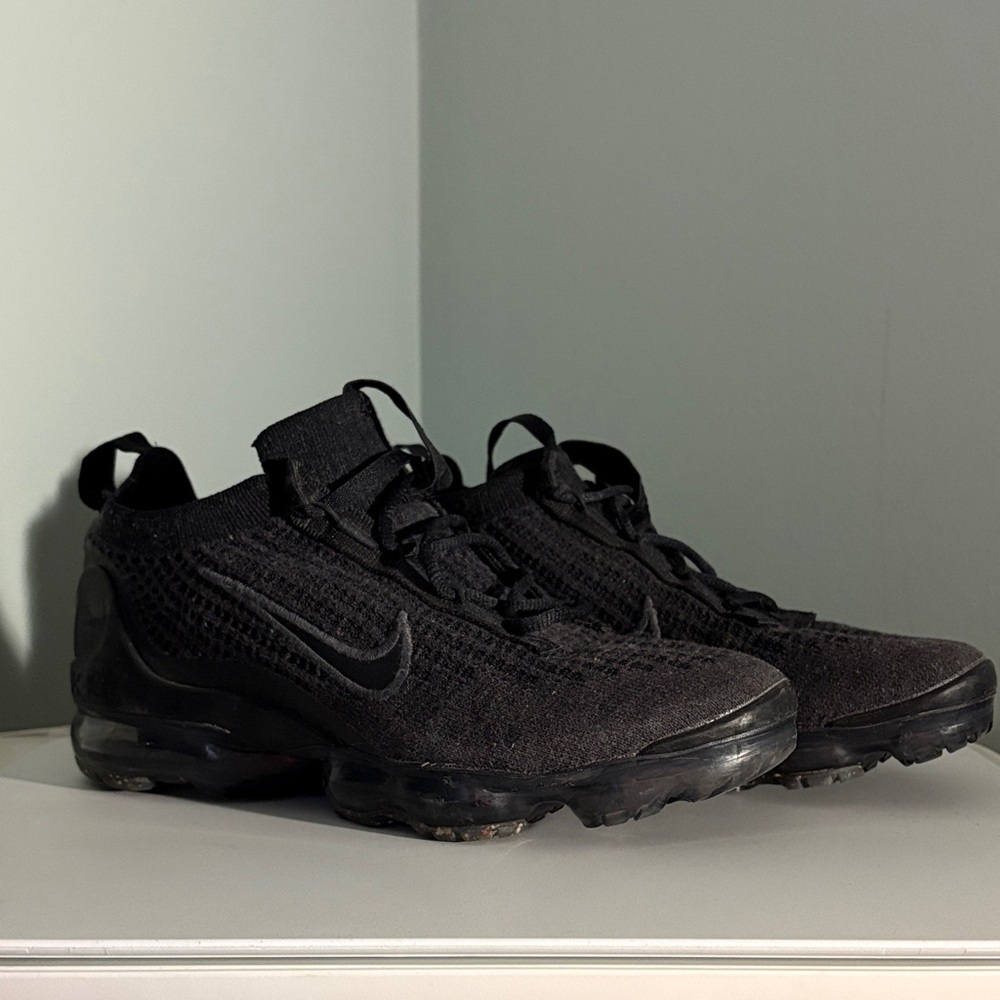 Nike Black Flyknit VaporMax Shoes